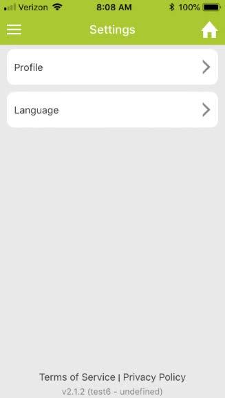 Click Settings to change your Language
