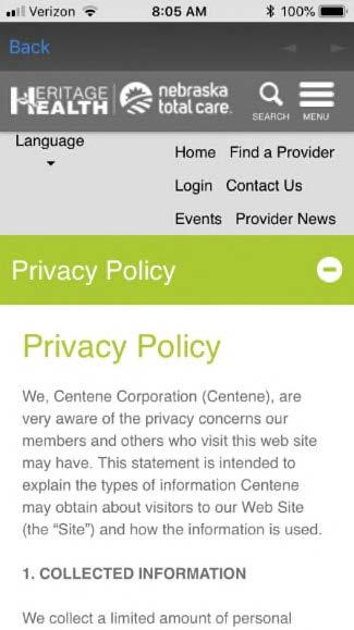 PRIVACY POLICY Click Privacy Policy to review