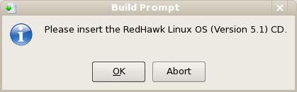 RedHawk Architect User s Guide A progress bar in the lower half of the screen tracks the progress of the complete build process, including installation of remaining packages.