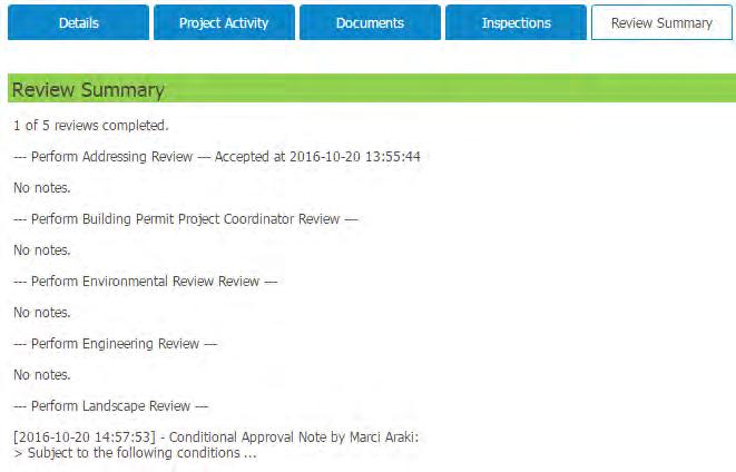 12 Viewing Review Summary Once your application is in review, you will be able to view reviewer comments and track the status of your reviews on the Review Summary tab.