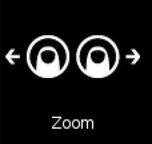 To zoom in and zoom out of your 3D model, zoom or pinch