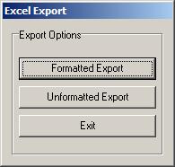 Standard Tool Bar Options Excel Report Any view you have defined can be shared with other people by simply clicking on the Excel button. Steps: 1. Open the view. Figure 34: Viságe.