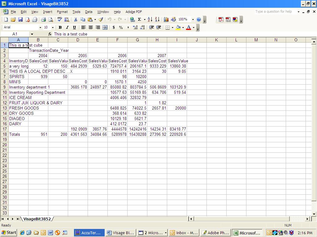 BIT exported to Excel in Formatted Export Option Excel
