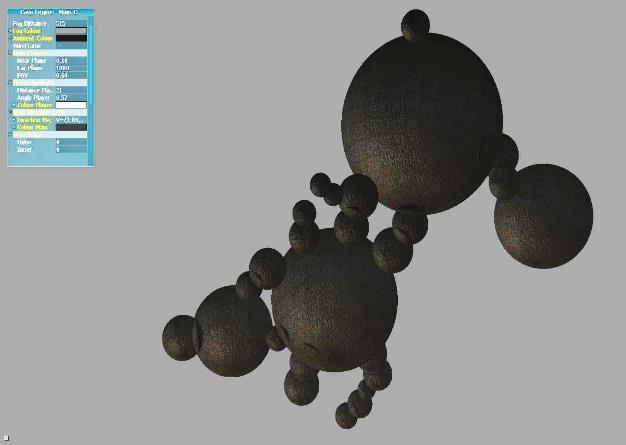 The Cave creation algorithm 1. Create the cave layout using spheres 2.
