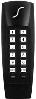 Indoor/Outdoor Proximity Reader and Keypad with 10cm (4in) Read