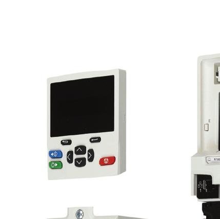 Unidrive M series features Range of multi-language LCD keypads available with lines of text, for easy set-up