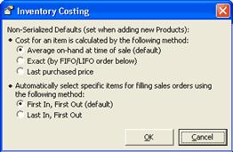 Lists and Optins Overview Item Csting Since nn-serialized inventry items are indistinguishable frm each ther, but each item may cst differently depending n the Vendr frm which they are purchased, yu