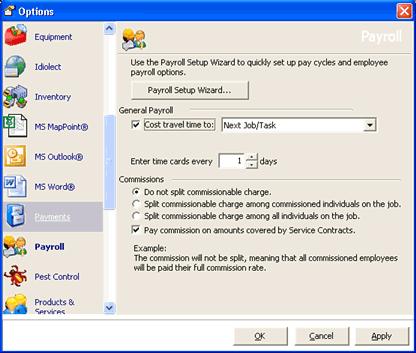 Lists and Optins Overview 3. Click Payrll Setup Wizard t run the Payrll Setup Wizard. See the Using the Payrll Setup Wizard sectin fr details. 4.
