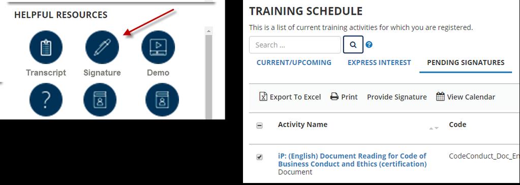 . Access your To Do List (refer to the Completing Items on Your To Do List section for instructions on accessing your To Do List) and locate target activity for registration