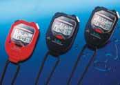 /Split/Lap, time functions. Stopwatch, digital 9.6 Stopwatches, Delta E series Delta E 00-6 memories with evaluation, fast run/memory functions - Large, clear,.