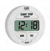 6 0 Stopclock, analogue, Mesotron Quartz-accurate timer with large, analogue display.