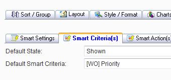 Let s use Smart Criteria to further filter our displayed report. The Smart Criteria option is typically hidden in the Report Preview window.