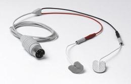 7 mm male TP Each package contains 12 electrodes Non-gelled Surface Electrodes