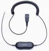 connect cords Allows you to connect your corded headset directly to your deskphone. Jabra GN1200 SIMPLE CONNECTIVITY.