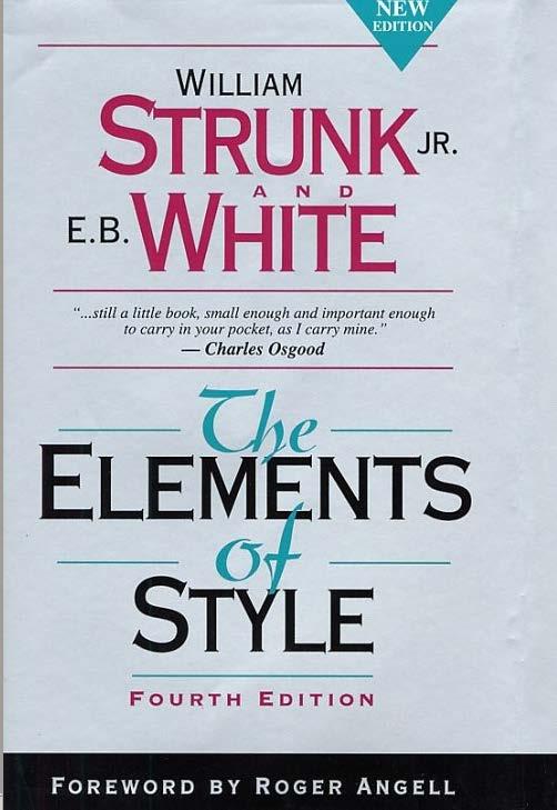 Step 1 Get the little book 1 Learn and invoke the elementary rules, elementary principles, and approaches to style, and you are 99% there!