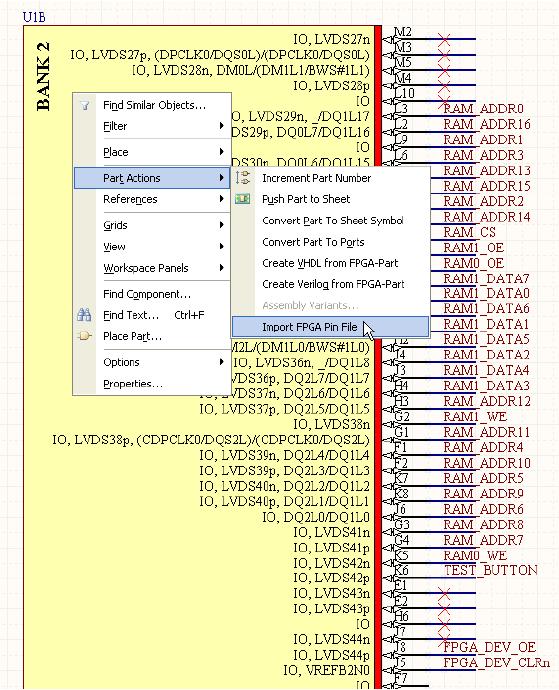 Figure 23. Import pin allocation directly from FPGA vendor pin ﬁles.