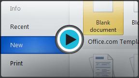 Creating and opening documents Word files are called documents.