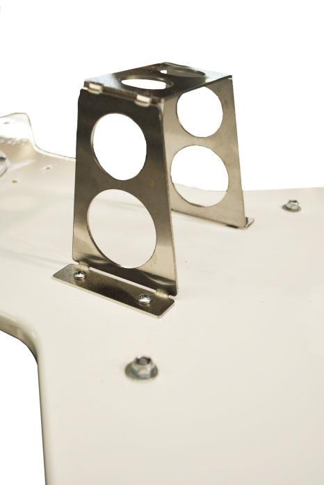 Nose Support Bracket, Keyboard Brackets & Pit Wheels (if applicable) Fasten the Nose