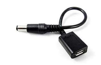 Micro USB to Power Adapter Heavy duty 3.5mm cable with dual strain reliefs. 140mm long convenient length.