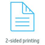 A4) Automatic two-sided printing standard HP Mobile Printing and Wi-Fi Direct HP