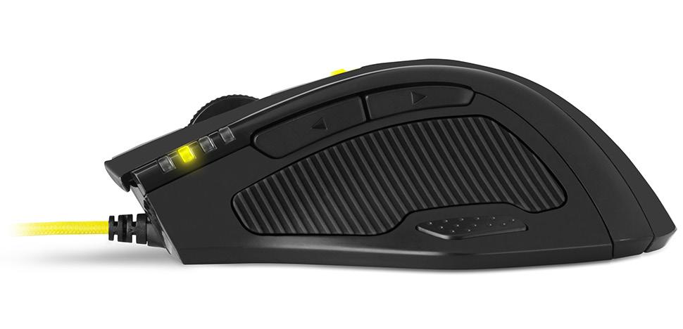 mouse button (freely programmable) Right mouse