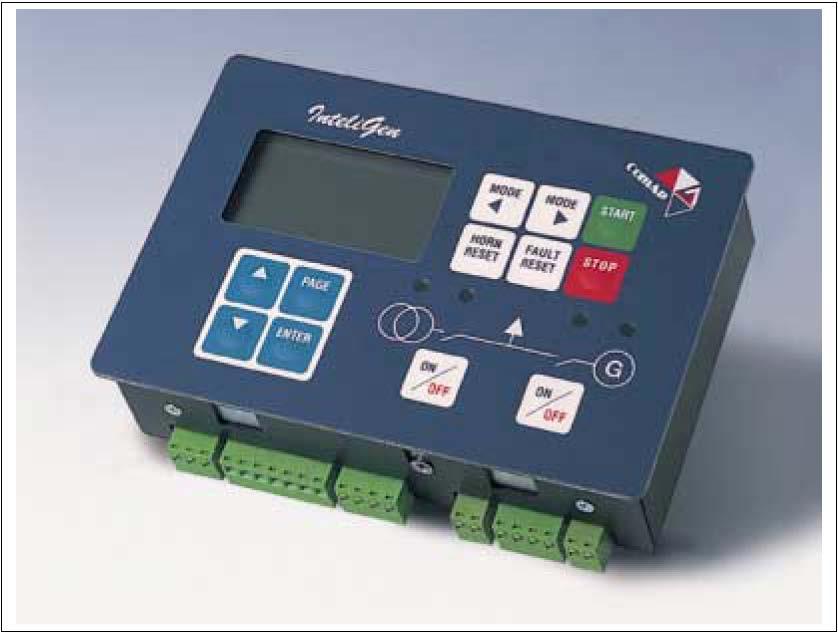 InteliGen Comprehensive Modular Genset Controller Brief Description InteliGen is a comprehensive AMF-controller for single and multiple generating sets operating in standby or parallel modes.
