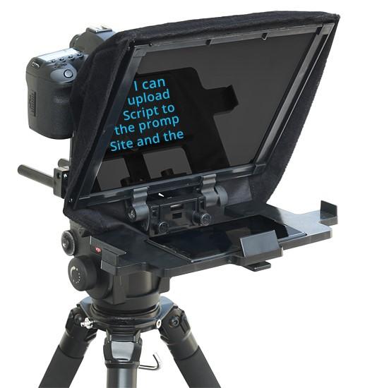 Filmcity Easy Teleprompter 5 Note :You can also use your mobile phone.