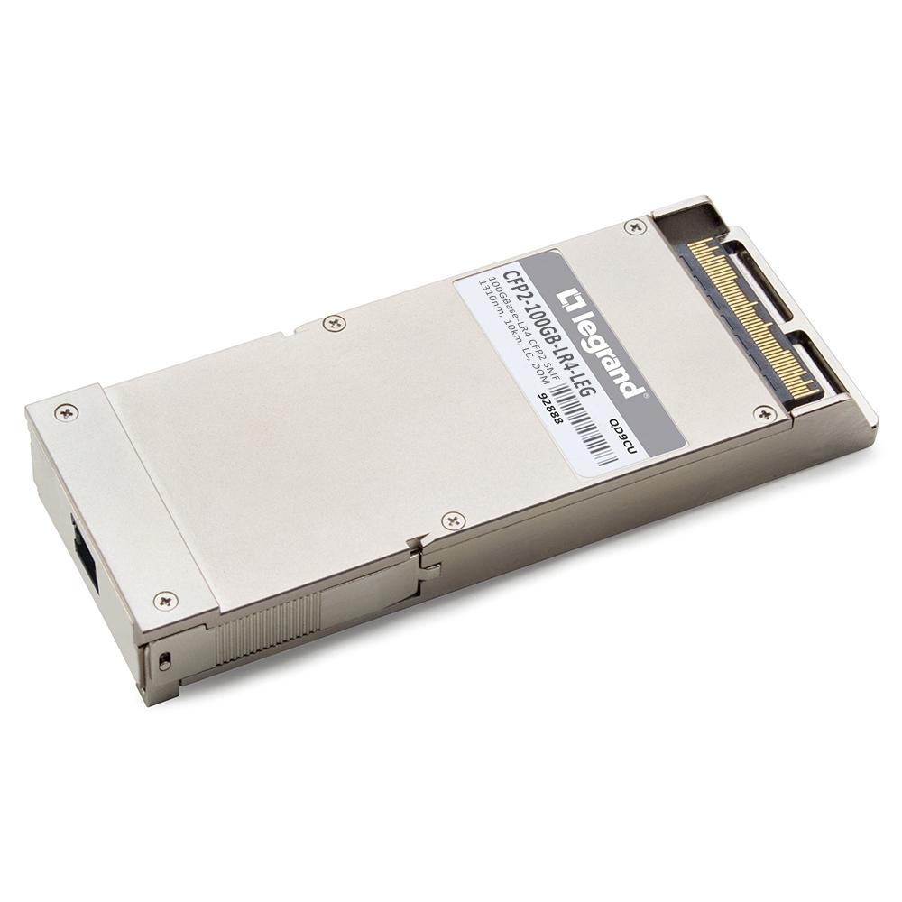 CFP2-100GB-LR4-LEG 100GBASE-LR4 CFP SMF 1310NM 10KM REACH LC DOM CFP2-100GB-LR4-LEG 100Gbase CFP Transceiver Features Operating optical data rate up to 112Gbps Transmission distance up to 10km CFP