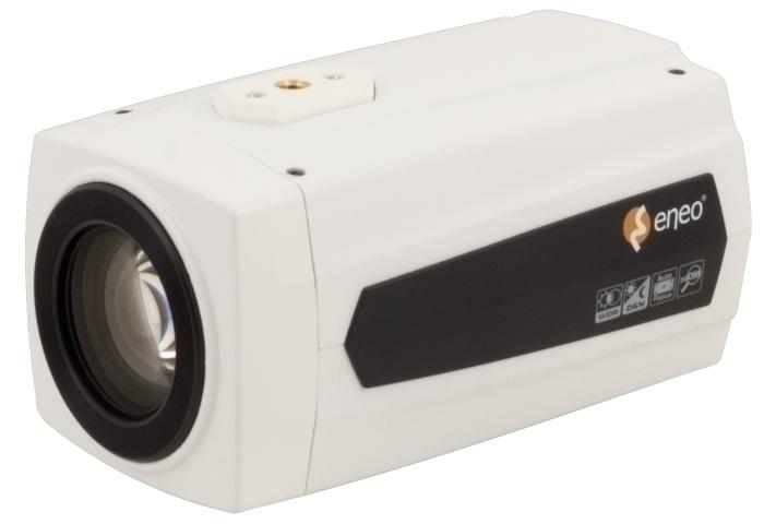 264/MJPEG, Web Casting VCA Video Analytic Digital Image Stabilisation (DIS) Alarm in- and outputs, microsd card slot ONVIF conformity Specifications Camera: Sensor size 1/2.