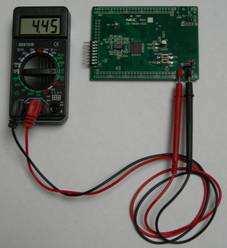 Low Power Kit Demo Set Up The Low Power kit comes with a small DMM You will use it to make current measurements When you do this during the lab, follow the directions carefully for the Meter and