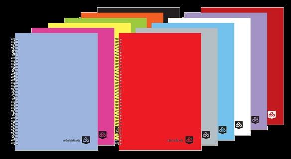Colori della vita spiral copybook 70 Cover: Twill Polypropylene 0.