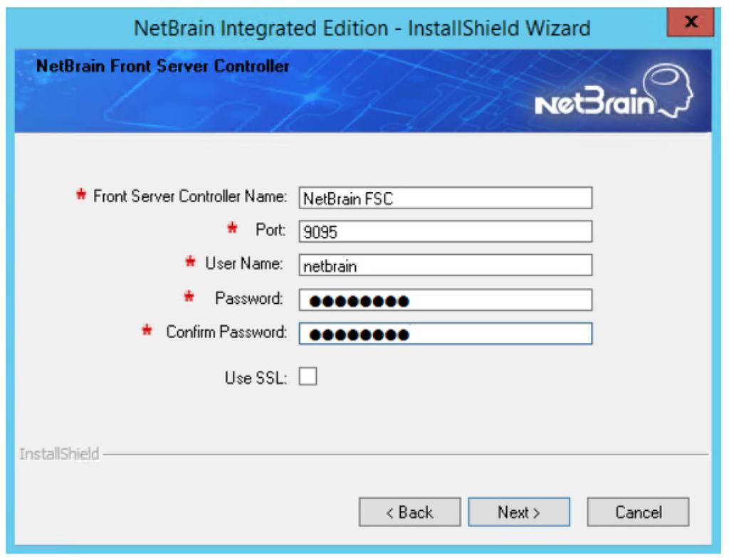 Note: If a proxy server is configured on this machine to access the Internet, you must add the IP address and port number of NetBrain Index Server into the proxy exception list of the web browser, to