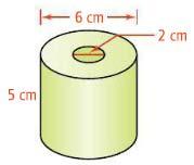For the cylinder, find the volume in terms