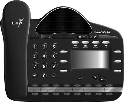 Introduction to your system Introducing the Featurephones There are two Featurephones the V16 and V8. Both of the Featurephones are highly featured display telephones for use with your system.