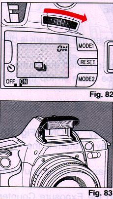 1. Press the MODE 1 Button until [three squares] OFF appears. (Fig. 81) 2. Turn the Dial to the left to display [three squares] ON. (Fig. 82) 3.