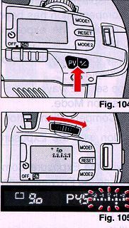 This allows you to set the exposure compensation while looking through the viewfinder.