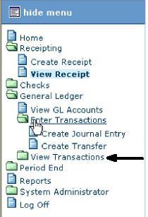 AFAS-Manual Journal Entries Viewing Journal Entries To inquire on a journal entry, select View Journal Entry from