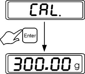 5.1 Span Calibration When the display shows CAL, press the calibration.