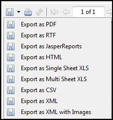 9. Select an export type. 10. Select the location in which you wish to save the report.