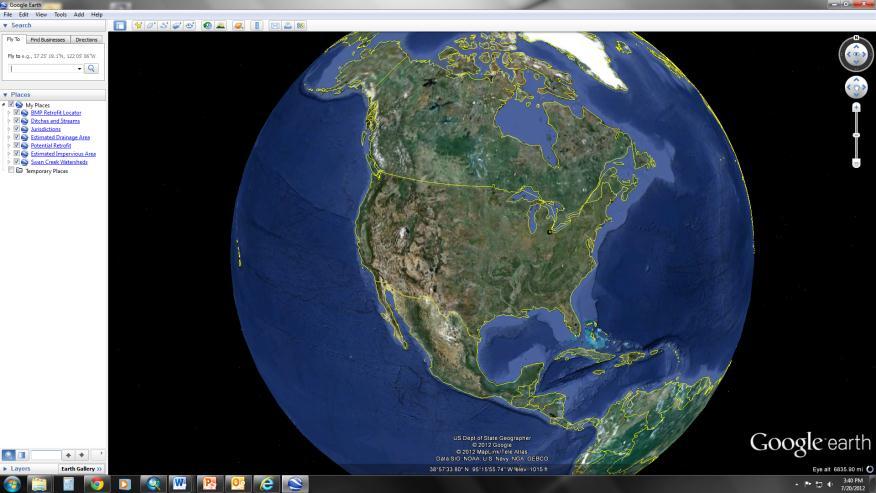 Go to the Google Earth Homepage and click on the download Google Earth button. Read agreement and system requirements. Click agree and download. 2. The file GoogleEarthSetup.