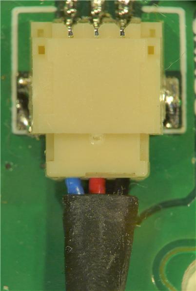 There will be a small snap as the connector engages. The required force should be quite small.