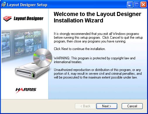 Installing the Software Before installing Layout Designer, uninstall any previous versions of the Layout Designer or NEO SuiteView Layout Manager, and ensure that you have a correct serial port or