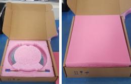 The new method is to place the AOC into an individual box with an anti-static foam cut-out that allows