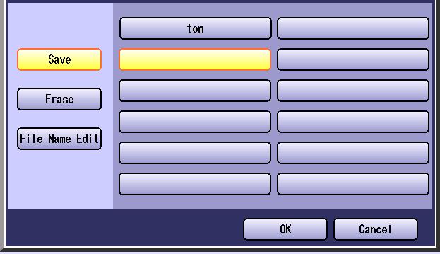 6 Select Save, and then select OK. 8 Adjust the overlay level with Lighter and Darker, and then select OK.