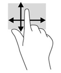 Use gestures The following gestures can be used with your tablet: Return to the Home screen To quickly return to the Home screen, touch.