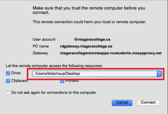 If you d like to copy files from your MAC to the college drives