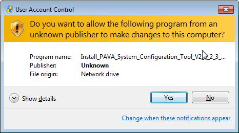 10 APPENDIX B Installing the PAVA System Configuration Tool (PAVA SCT) The PAVA System Configuration Tool contains the following applications: System configuration generator (XML) File Transfer Tool