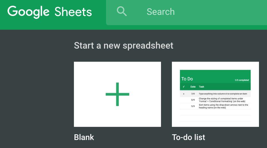 Create a Google Sheet For this session open: SAMPLE DATA