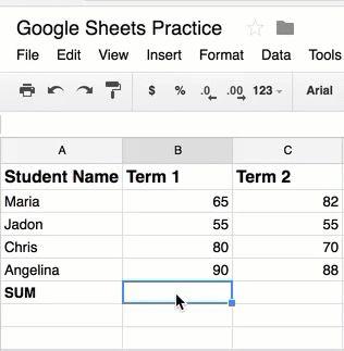 Using Formulas & Functions 1. 2. 3. Open a spreadsheet.