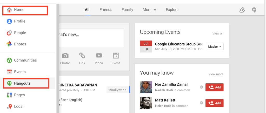 To start a Google Hangout On Air, login to your Google+ page: 1.